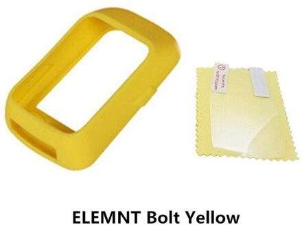 Geschikt Voor Wahoo Elemnt Bolt Gps Universele Fiets Siliconen Case/Screen Protector/Computer Case Voor Wahoo Elemnt bouten ELEMNT Bolt geel