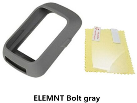 Geschikt Voor Wahoo Elemnt Bolt Gps Universele Fiets Siliconen Case/Screen Protector/Computer Case Voor Wahoo Elemnt bouten ELEMNT Bolt grijs