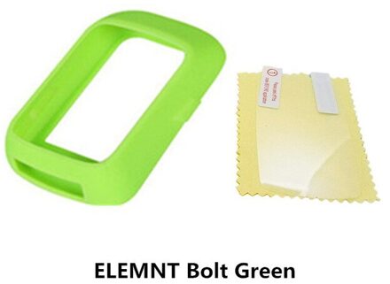 Geschikt Voor Wahoo Elemnt Bolt Gps Universele Fiets Siliconen Case/Screen Protector/Computer Case Voor Wahoo Elemnt bouten ELEMNT Bolt groen