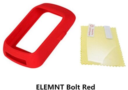 Geschikt Voor Wahoo Elemnt Bolt Gps Universele Fiets Siliconen Case/Screen Protector/Computer Case Voor Wahoo Elemnt bouten ELEMNT Bolt rood