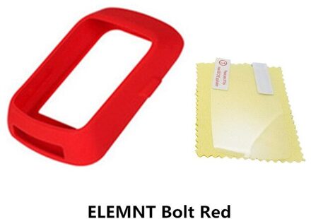 Geschikt Voor Wahoo Elemnt Bolt Gps Universele Fiets Siliconen Case/Screen Protector/Computer Case Voor Wahoo Elemnt bouten ELEMNT Bolt rood