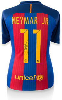 Gesigneerd Neymar Jr. Barcelona Shirt Thuis 2016-2017