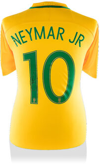 Gesigneerd Neymar Jr. Brazilié Shirt Thuis 2016