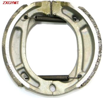 Gesinterde Remblokken Set Voor Honda Nx 250 NX250 1988 - 1990 Voor Achter Schoen Drum 90 88 89 koolstof achterkant