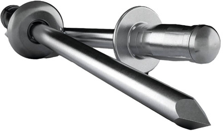 Gesipa Blindklinknagel | klinknagelschacht d x l 4 x 17 mm | aluminium / staal | 50 stuks - 1433849 1433849