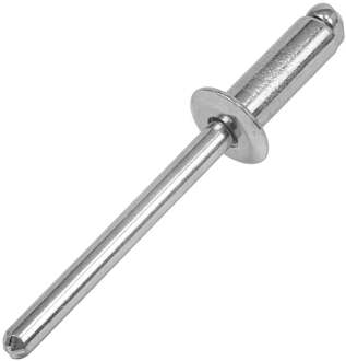 Gesipa Blindklinknagel | klinknagelschacht d x l 4 x 6 mm | staal / staal | 500 stuks - 1454606 1454606