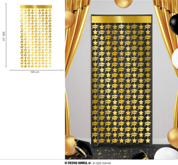 Geslaagd Deurgordijn Goud Goud - Brons