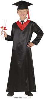 Geslaagd Gewaad Kind zwart/rood Multikleur - Print