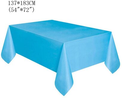 Geslacht Onthullen Party Decoraties Latex Ballonnen Baby Shower Cake Topper Het Een Meisjes Jongens Feestartikelen Voor Hij Of ze 1stk blauw tablecloth