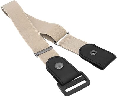Gesp-Gratis Elastische Onzichtbare Riem Voor Jeans Geen Ardennen Taille Riemen