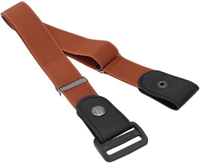 Gesp-Gratis Elastische Onzichtbare Riem Voor Jeans Geen Ardennen Taille Riemen