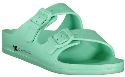 Gespsandalen Turquoise