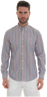 Gestreept Button-Down Casual Overhemd Harmont & Blaine , Multicolor , Heren - L,M,3Xl