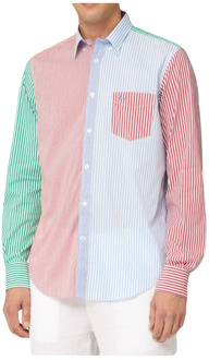 Gestreept Katoenen Overhemd Harmont & Blaine , Multicolor , Heren - Xl,L,M,S