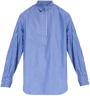 Gestreept overhemd Samsøe Samsøe , Blue , Dames - Xl,L,M,S,2Xs