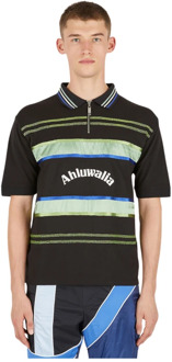 Gestreept Poloshirt Ahluwalia , Black , Heren - Xl,L,M