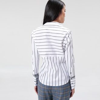 Gestreept shirt Wit