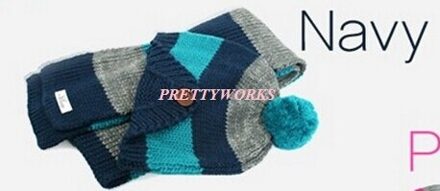 Gestreepte Baby Hoeden Sjaals Breien Winter kinderen Hoed Sjaal kids Halloween chrismas F-0477 grijs