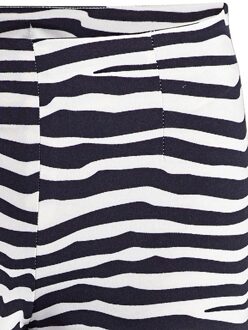 Gestreepte broek met wijde pijpen Blauw/marineblauw - EU 36 / UK 8