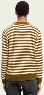 Gestreepte felpa sweater met ronde hals Multicolour - L