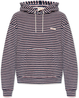 Gestreepte hoodie Marni , Multicolor , Heren - XL