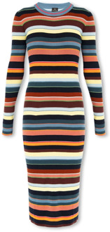 Gestreepte jurk PS By Paul Smith , Multicolor , Dames - L,Xs