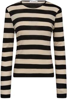 Gestreepte top Mason  zwart - XS,S,M,L,XL,