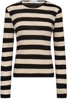 Gestreepte top Mason  zwart - XS,S,M,