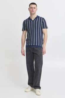 Gestreepte trui - Blauw - maat 2XL