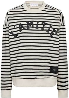 Gestreepte trui met logo Sterre  naturel - XS,S,XL,