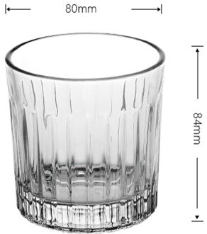 Gestreepte Vormige Koffie Melk Glas Mok Wijn Bril Duurzaam Drinkglazen Clear Wijn Whiskey Cups Elegante Glaswerk Drinkware P