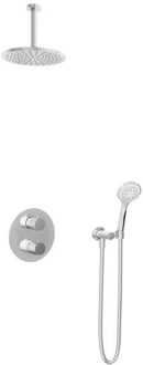 Get Together IBS1A inbouw regendouche met 3s handdouche en 15cm plafondarm chroom