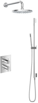 Get Together IBS2ACR inbouwdouche met 25cm hoofddouche en glijstang chroom