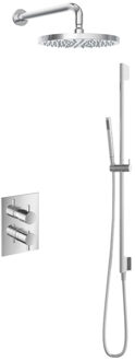 Get Together IBS2ACR inbouwdouche met 30cm hoofddouche en glijstang chroom