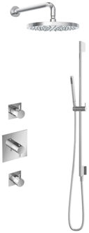 Get Together IBS2CR inbouwdouche met 30cm hoofddouche en glijstang chroom