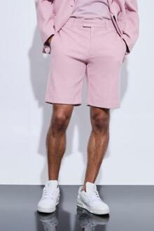 Getailleerde Wollen Shorts, Pink - 34