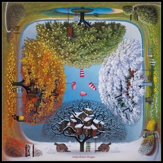 Geteld Borduurpakketten Handwerken Borduren-14 ct Aida DMC Kleur DIY Arts Handgemaakte Interieur-Vier Seizoenen collectie 2