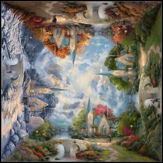 Geteld Borduurpakketten Handwerken Borduren-14 ct Aida DMC Kleur DIY Arts Handgemaakte Interieur-Vier Seizoenen collectie