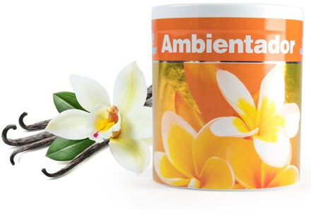 Geur gel Vanille geur - 95 gram - geur blikje - 6 x 7 cm - auto/interieurparfum/luchtverfrisser