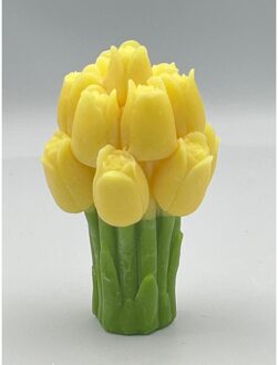 Geur tulpenbosje geel 10x6cm