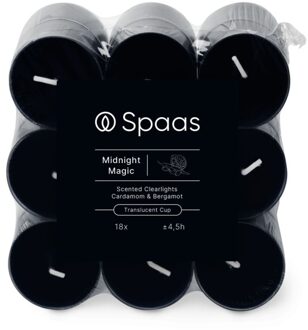 Geurende Clearlights Blokverpakking X18 4,5u - Midnig