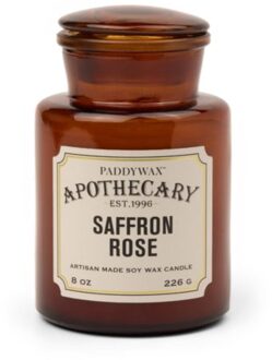 geurkaars apothekersglas - saffron rose