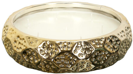 Geurkaars - goud - D20 cm - 18 branduren - sierkaars