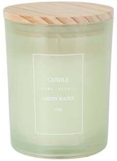 Geurkaars - green water - ø8x10 cm