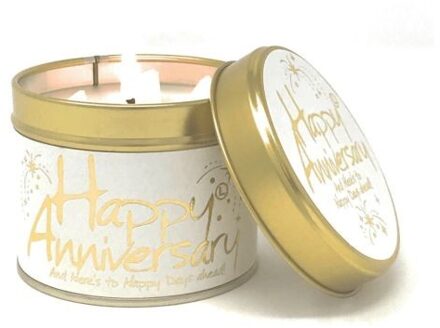 Geurkaars in blik-happy anniversary