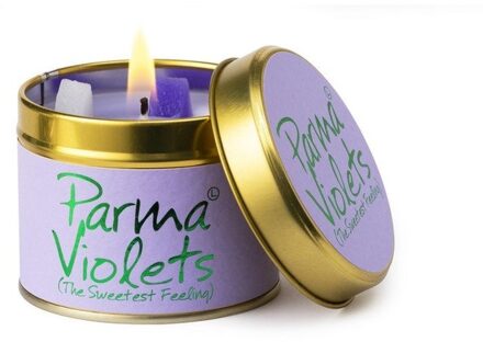 Geurkaars in blik- Parma violets