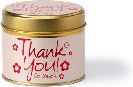 Geurkaars in blik thank you