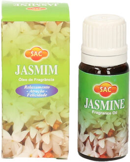 Geurolie Jasmijn - 10 ml flesje - Aromaolie / parfumolie voor in geurbranders - Aromatische olie