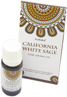 Geurolie Witte Salie - flesje 10 ml - Smudgen - Aromaolie/parfumolie voor geurbrander Multi