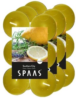 Geurtheelichtjes - 36x - Citrusgeur - 4,5 branduren